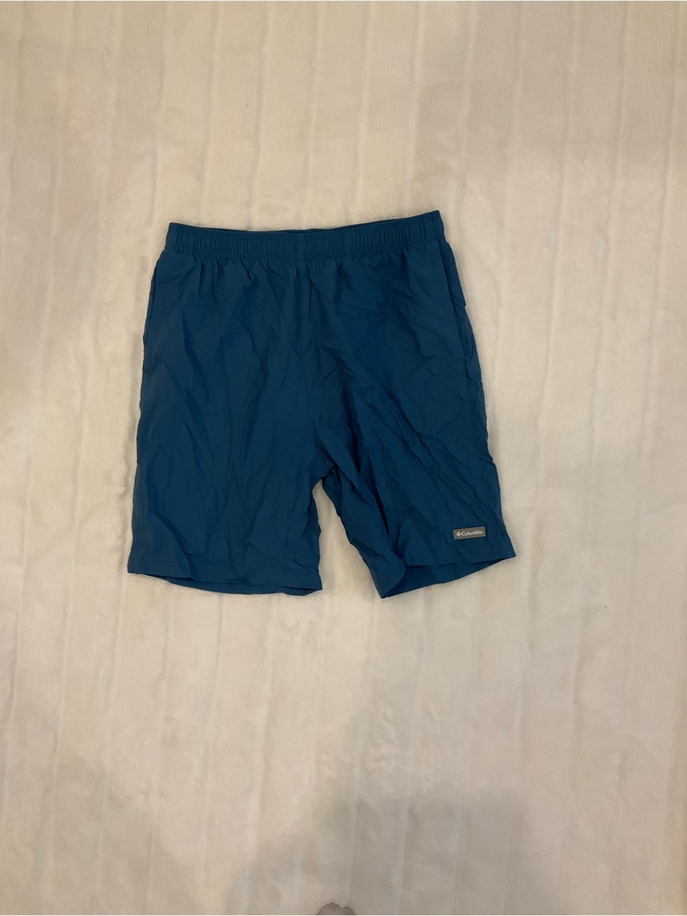 Columbia Teal Blue swim trunks